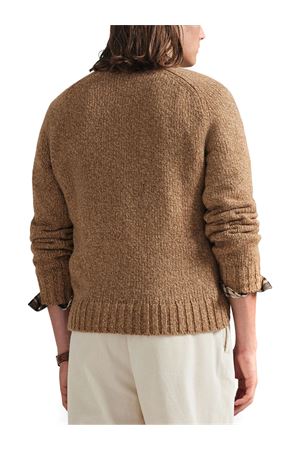 Camel brown long-sleeve sweater RALPH LAUREN | 710982142002BROWN